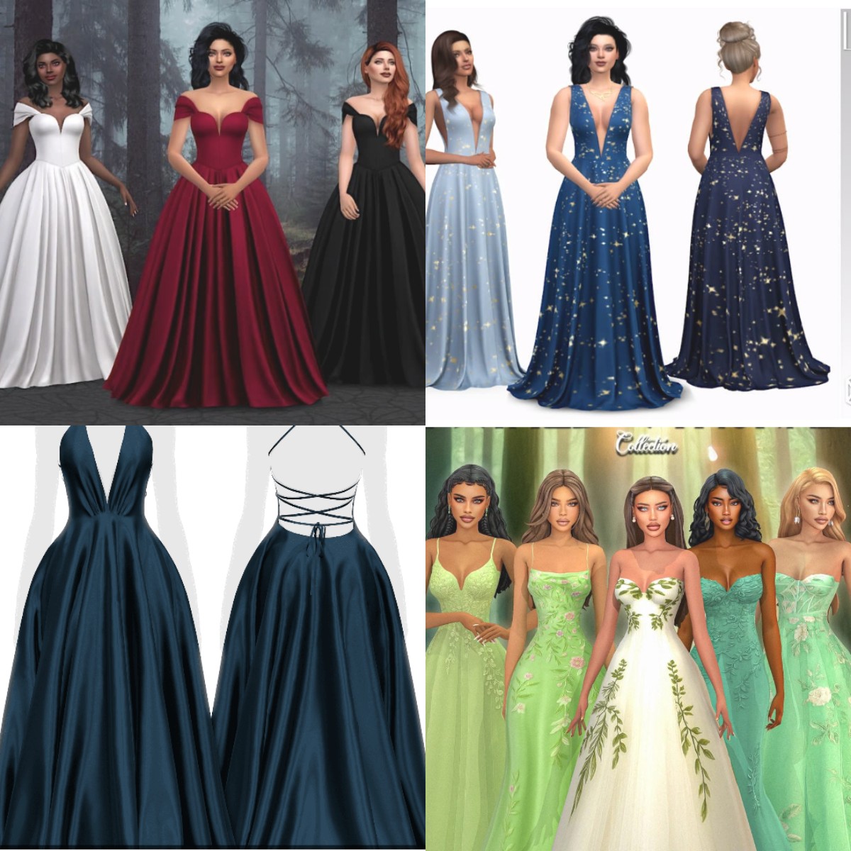 Пышные вечерние платья