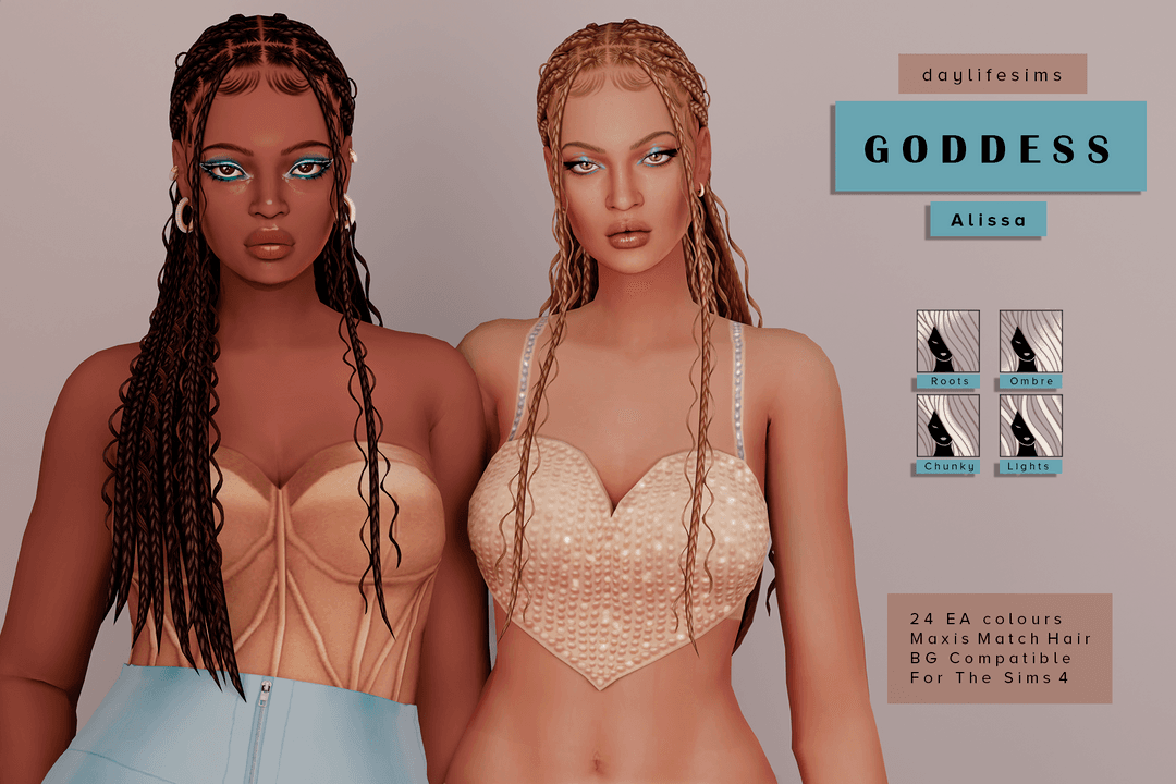 Скриншот мода Прическа Alissa Goddess