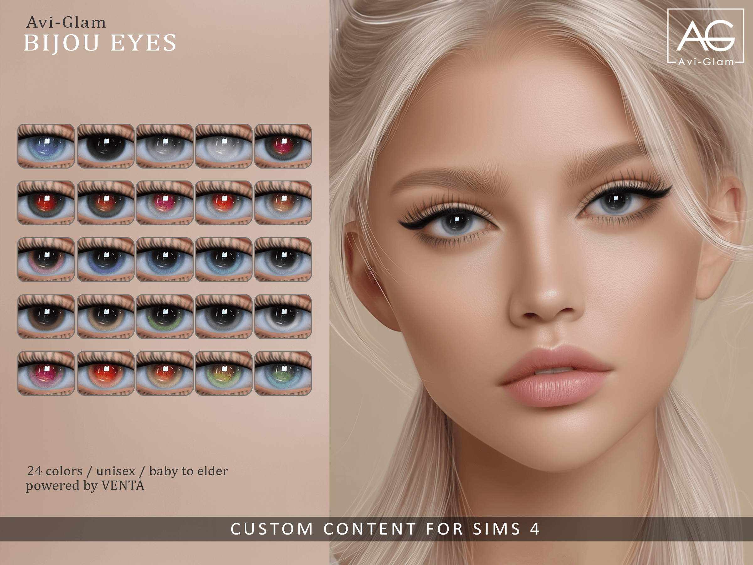 Линзы для глаз Bijou Eyes
