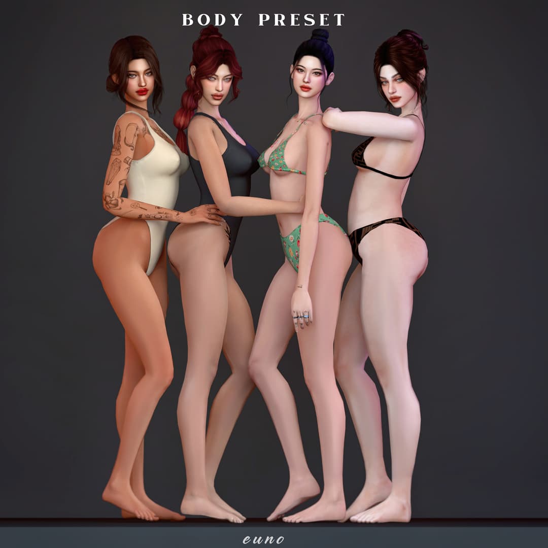 Пресеты тела Body preset 5~8
