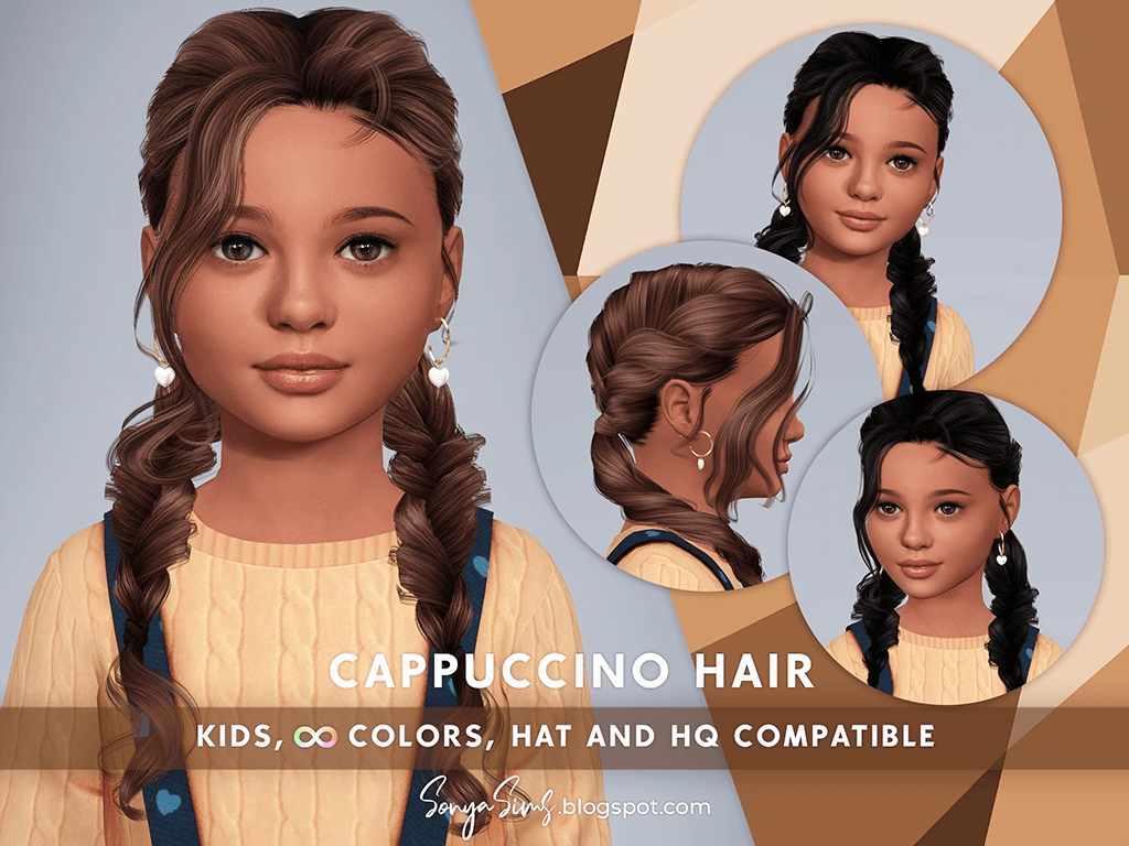 Прическа для девочек Cappuccino Hair