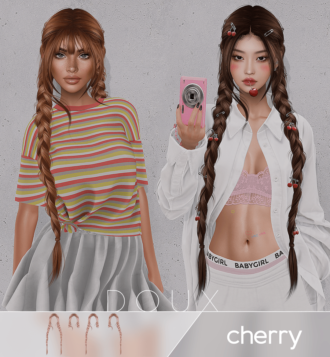 Прическа Cherry Hairstyle