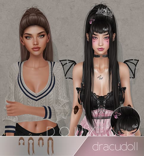 Прическа Dracudoll Hairstyle