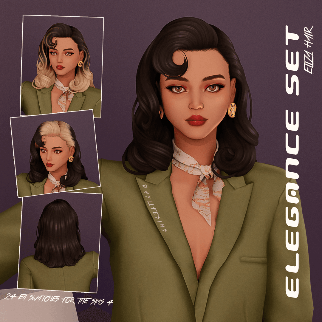 Скриншот мода Прическа Eliza