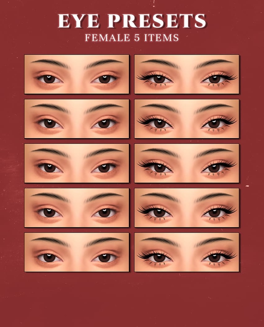 Пресеты глаз Eye presets