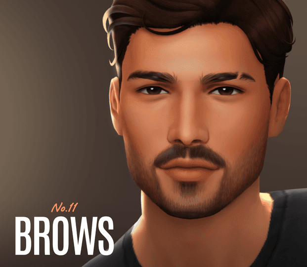 Сет мужских бровей Eyebrow Set No11