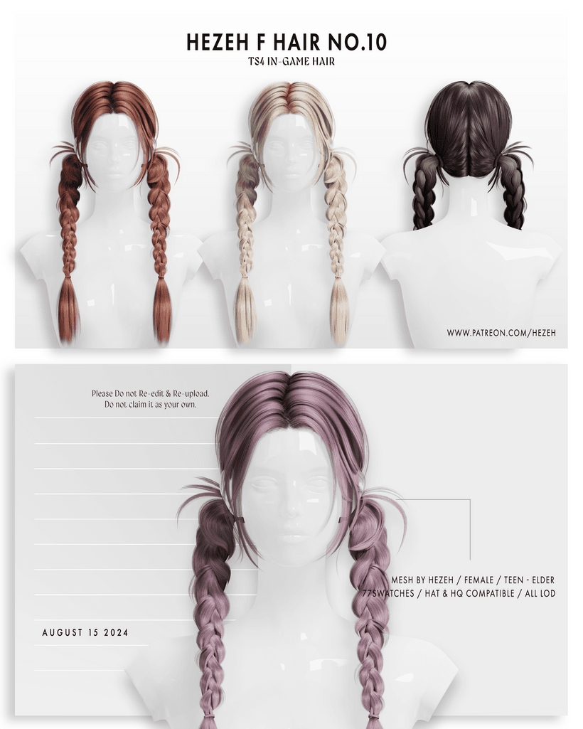 Прическа Hair №10 — кадр 3