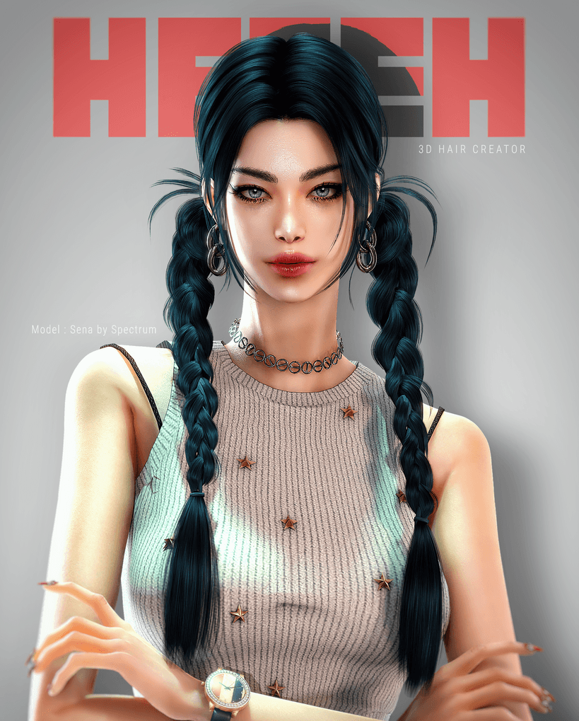 Прическа Hair №10