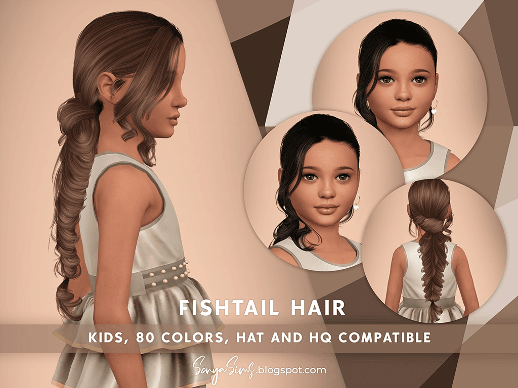 Прическа Fishtail Hair Kids