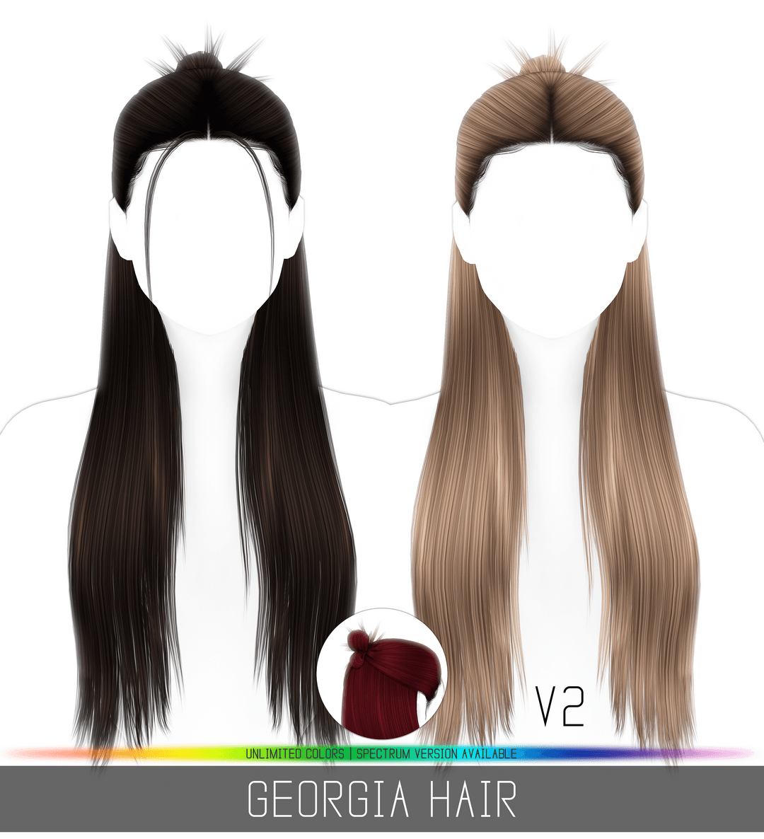 Прическа Georgia Hair (toddler-adult)