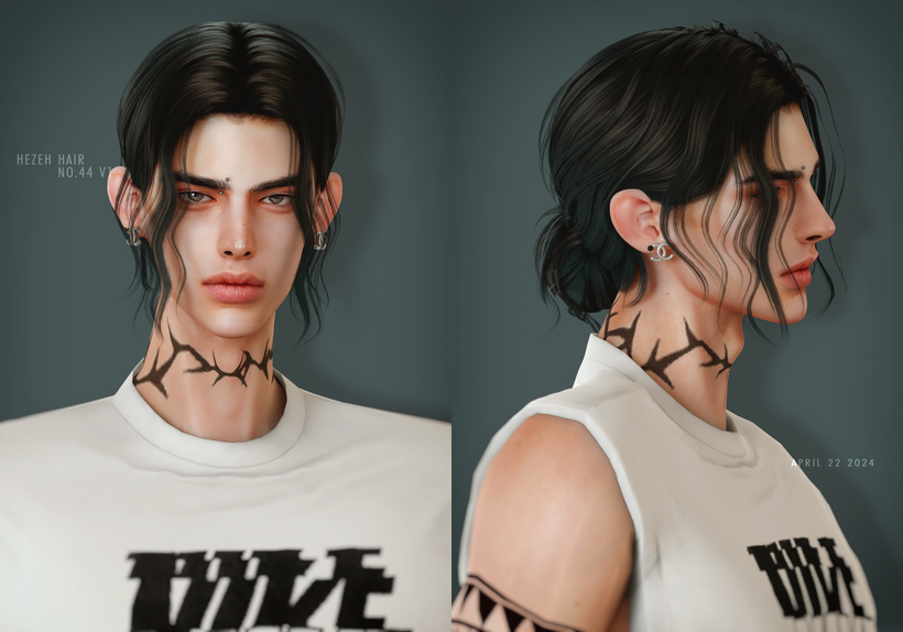 Прическа Hair_No44_V1