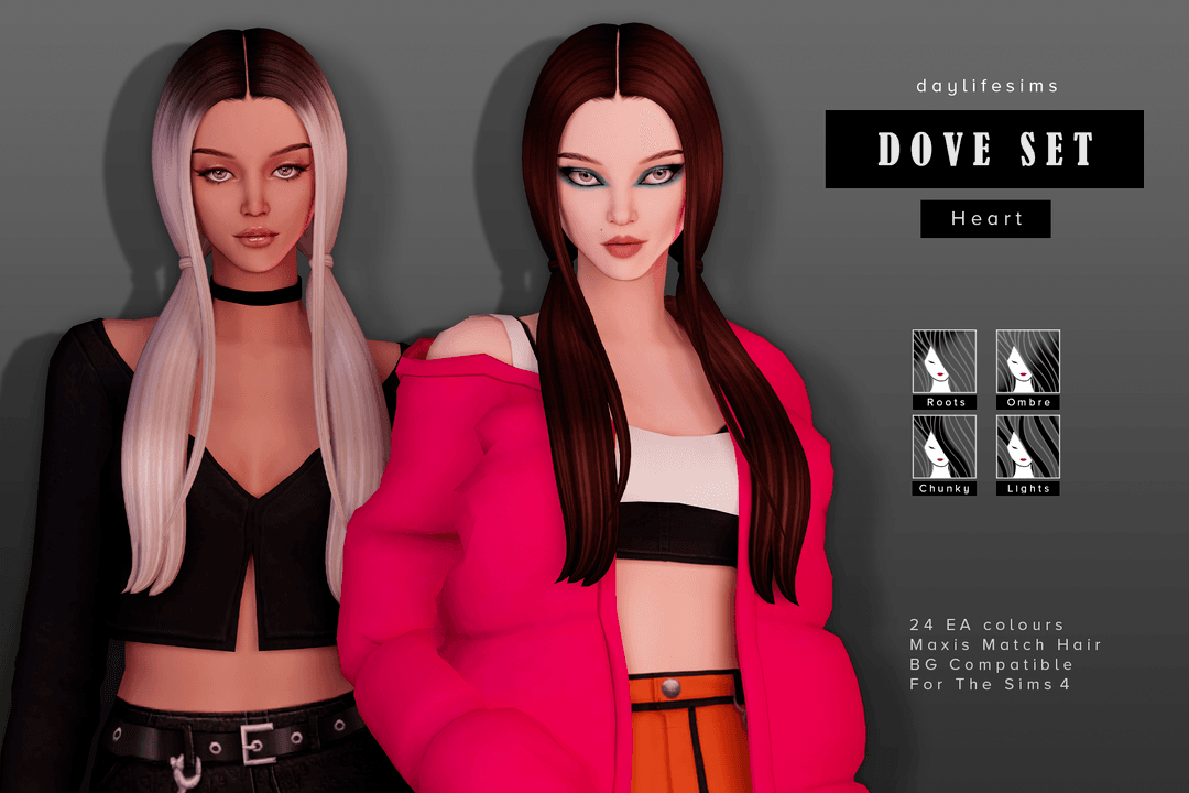 Прическа Heart