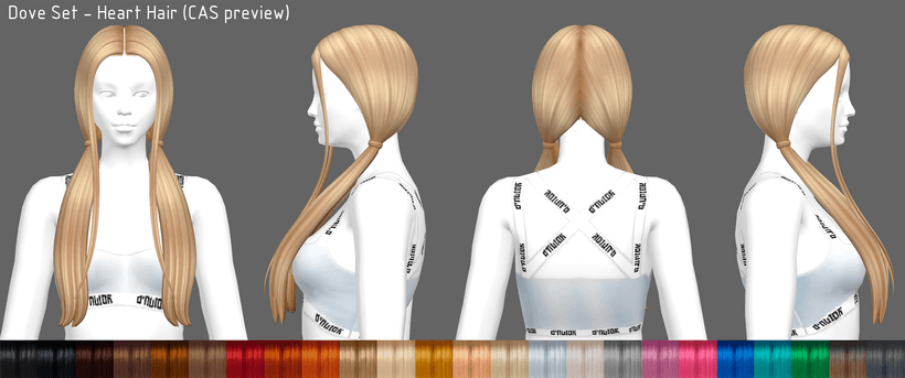 Галерея мода Прическа Heart #1