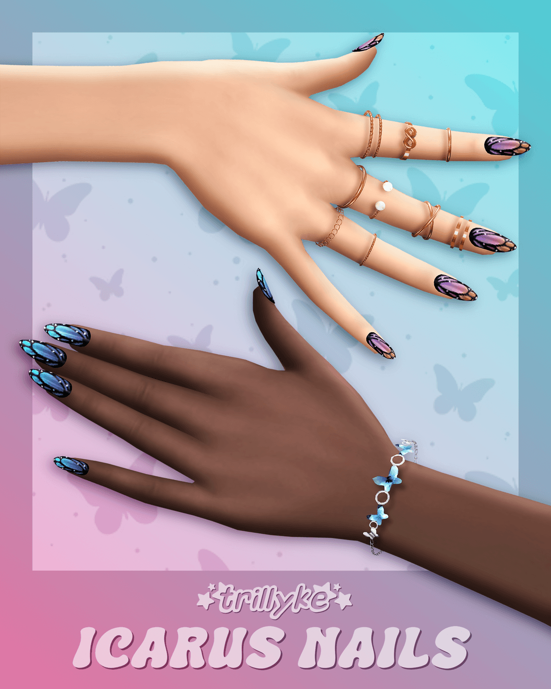 Ногти Icarus Nails | Sims4Mods