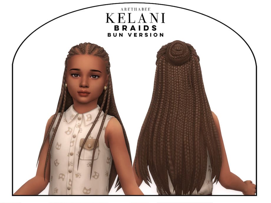 Прическа Kelani Braids Bun
