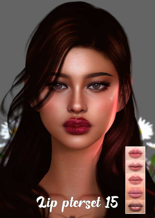 Пресеты губ Lip Preset 11-25 — кадр 4
