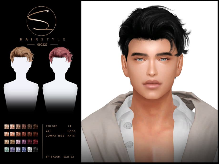 Прическа Short hairstyle 090225
