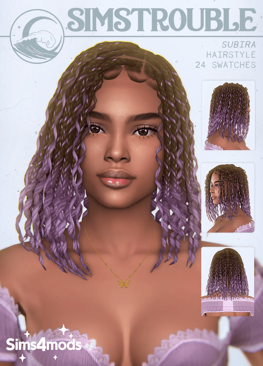Прическа Subira Hairstyle Boho Braids