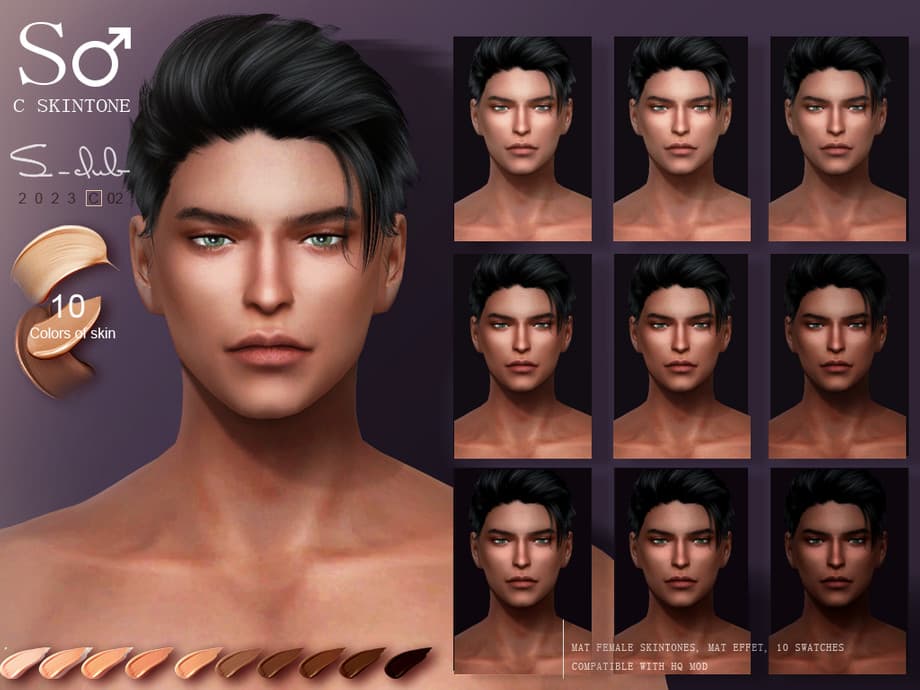 Мужской скинтон Sunny male skintones 0623 — кадр 2