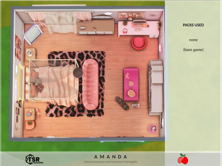 Спальня Amanda bedroom СС (лот) — кадр 4