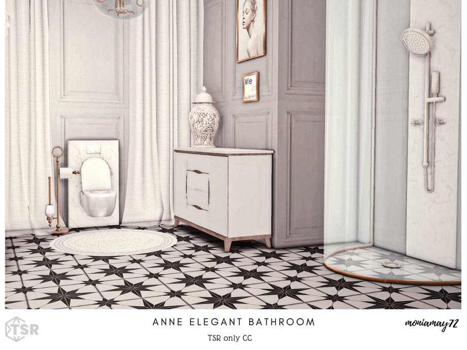 Ванная комната Anne Elegant Bathroom CC (лот) — кадр 3