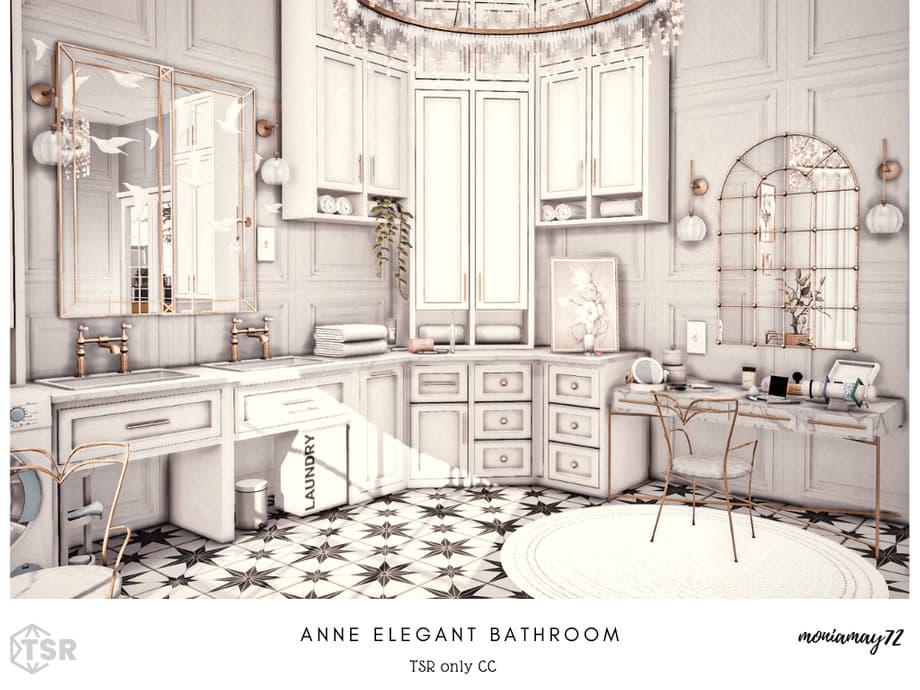 Ванная комната Anne Elegant Bathroom CC (лот) — кадр 6