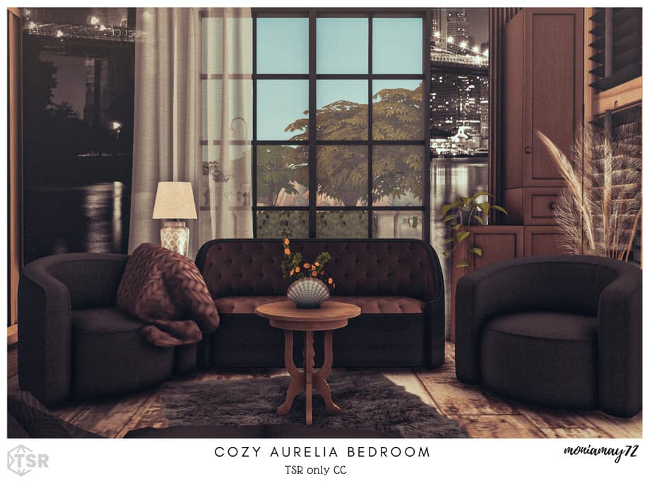 Спальня Cozy Aurelia Bedroom CC (лот) — кадр 3