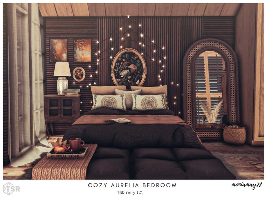Спальня Cozy Aurelia Bedroom CC (лот) — кадр 4