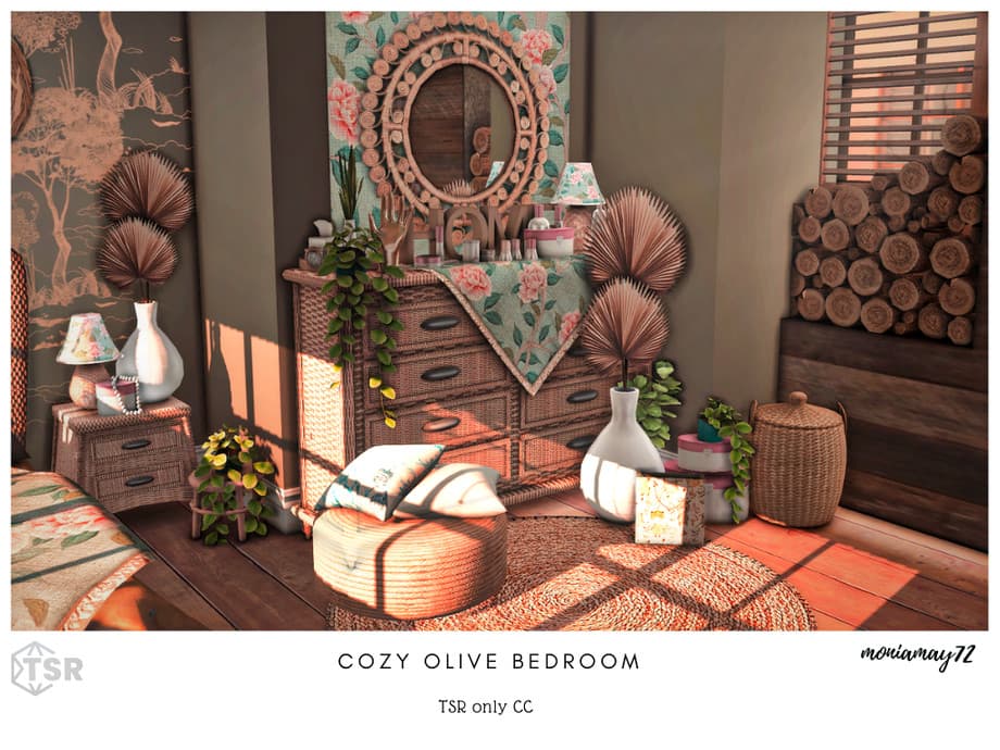Спальня Cozy Olive CC (лот) — кадр 3
