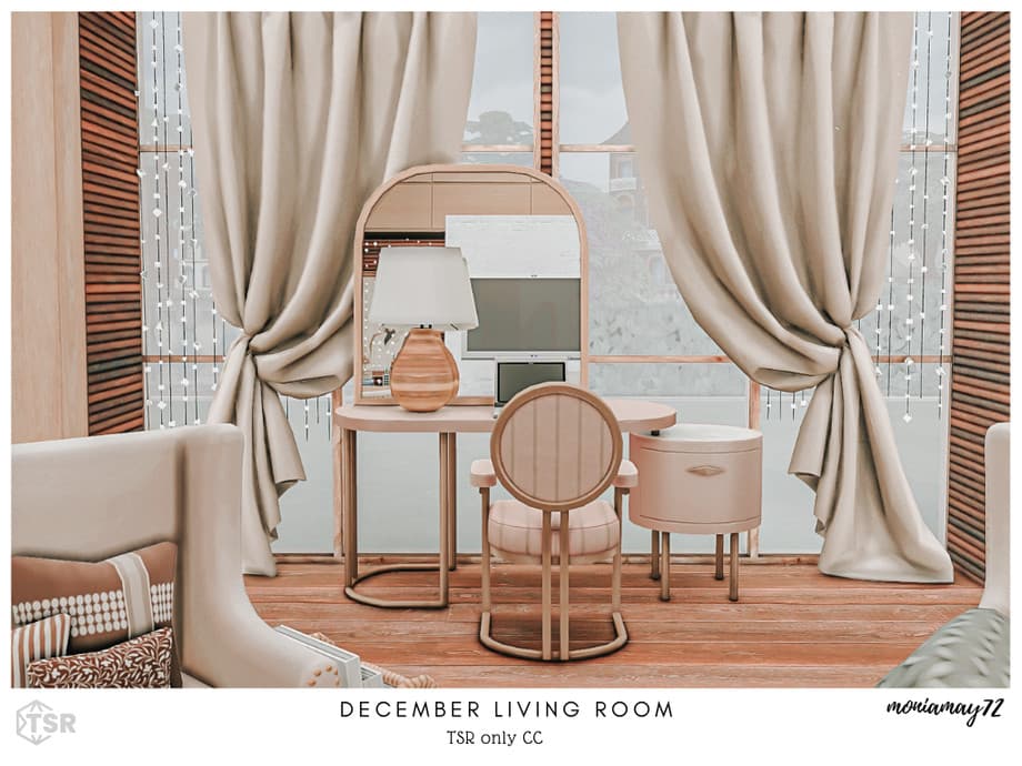 Гостиная December Living Room CC (лот) — кадр 5