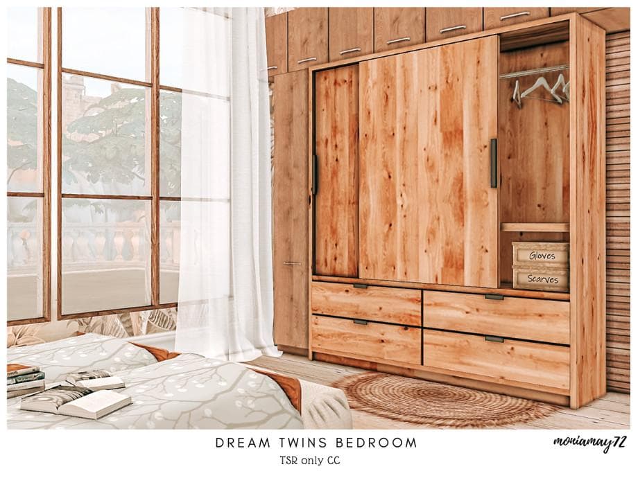 Детская спальня Dream Twins Bedroom CC (лот) — кадр 2