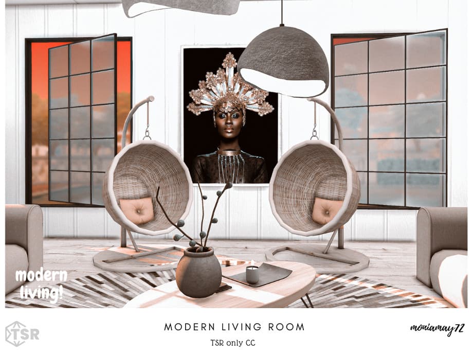 Гостиная Modern Living Room (СС лот) — кадр 4