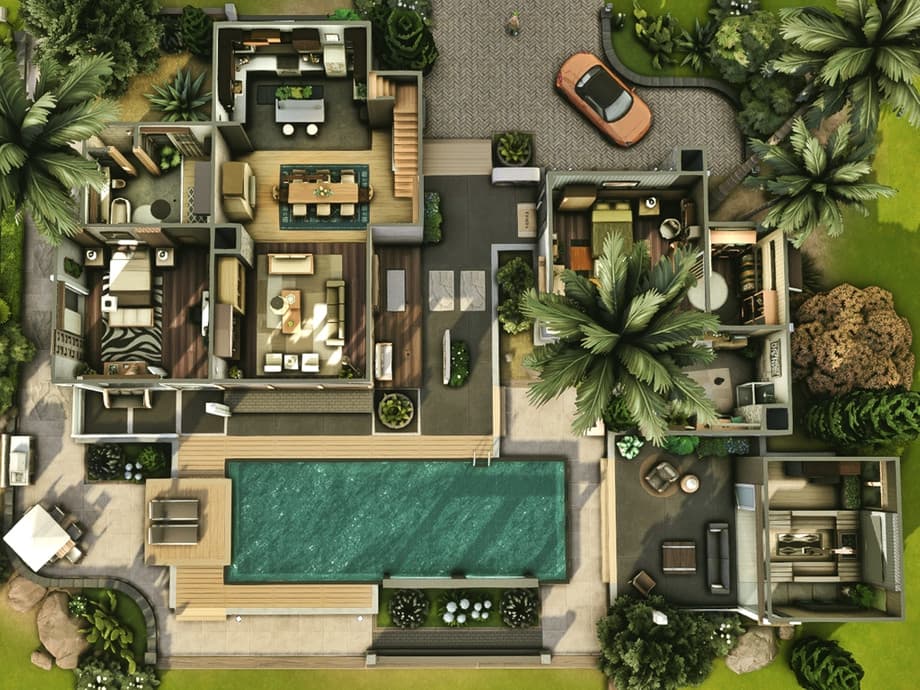 Вилла Oasis Hills 8 (no CC) — кадр 2