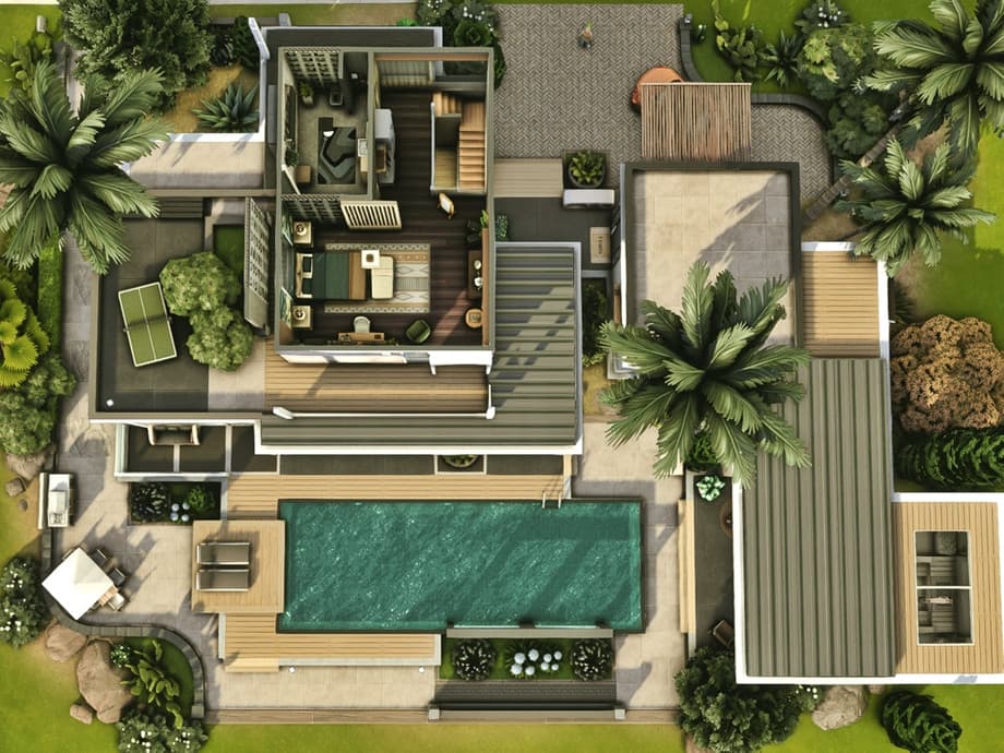 Вилла Oasis Hills 8 (no CC) — кадр 3