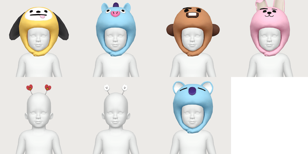 Набор одежды и аксессуаров для детей BT21 — кадр 6