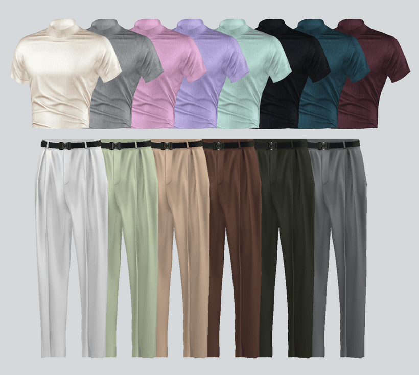 Сет одежды Basic set 26 — кадр 3
