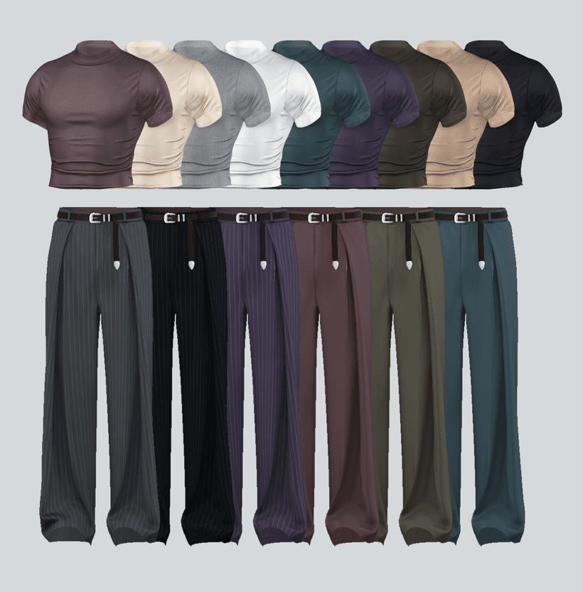 Сет одежды Basic set 32 — кадр 3