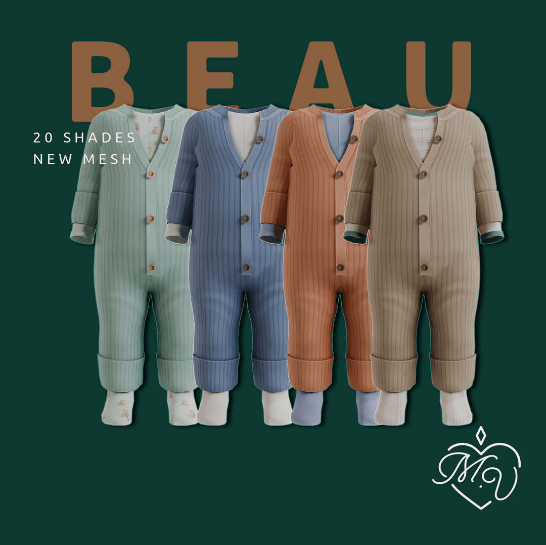 Детский комбинезон Beau Onesie — кадр 3