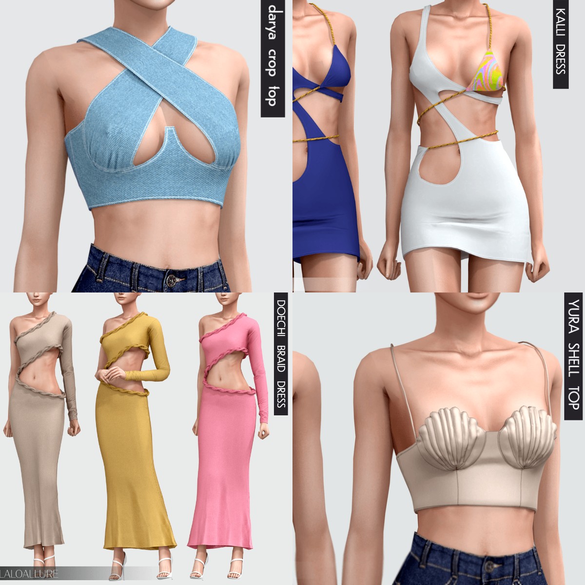 Скриншот мода Коллекция одежды Belaloallure_cc13