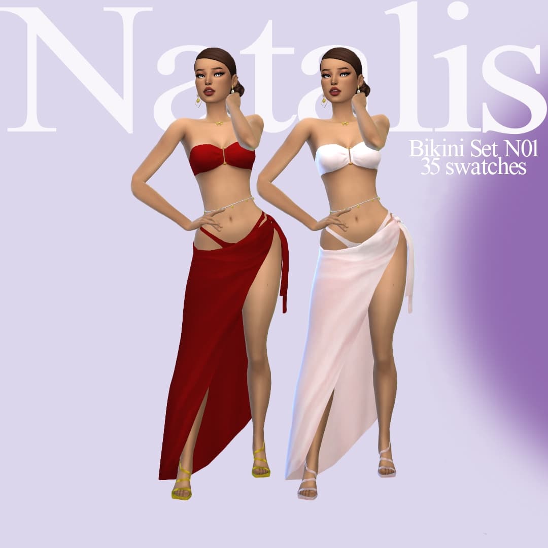 Купальник с парео Bikini Set N01