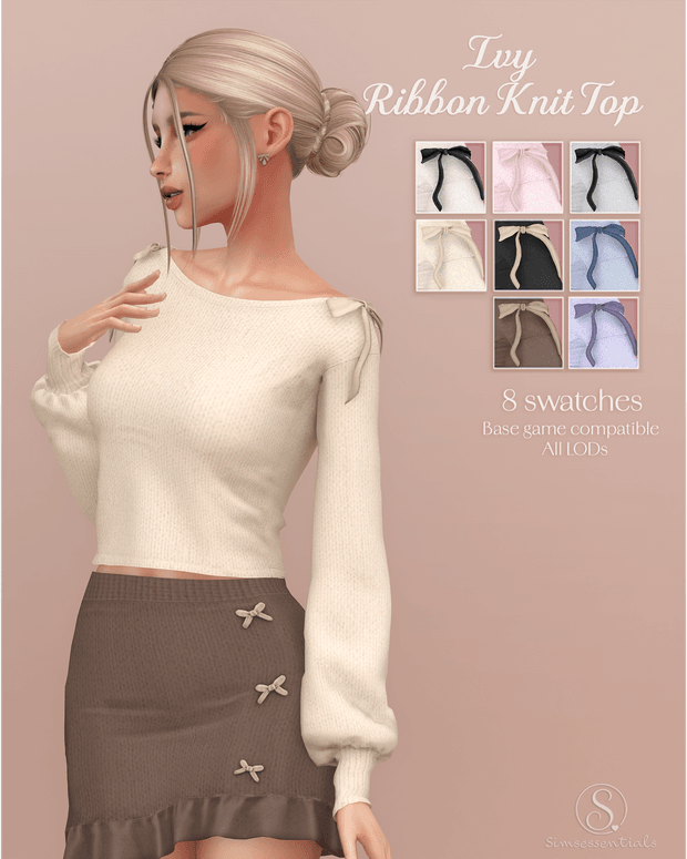 Коллекция одежды Bow Knit Collection — кадр 3