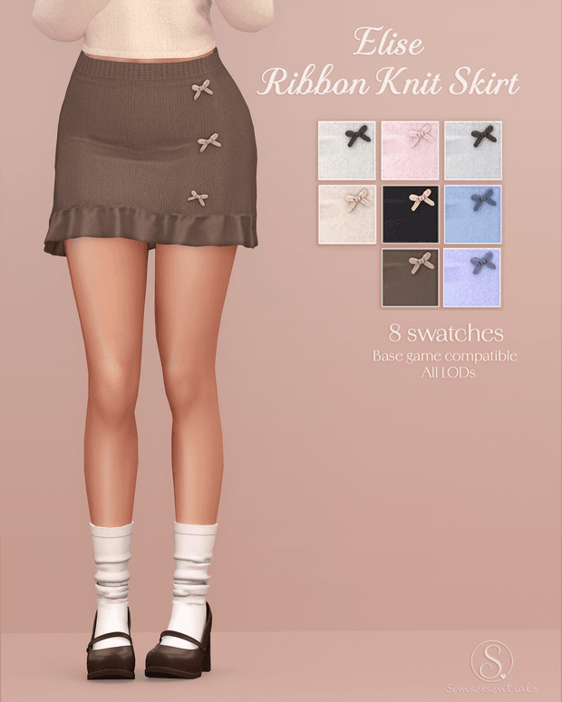 Коллекция одежды Bow Knit Collection — кадр 6