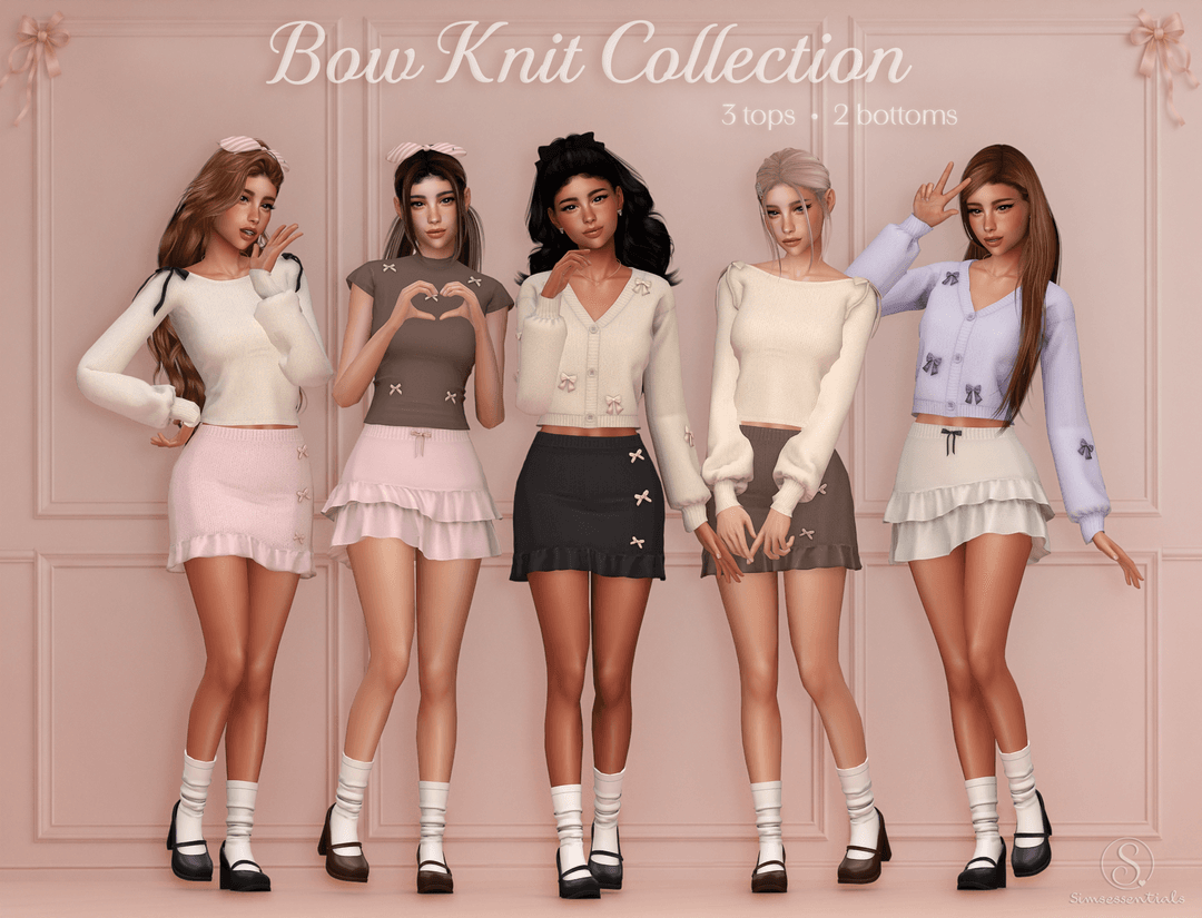 Коллекция одежды Bow Knit Collection