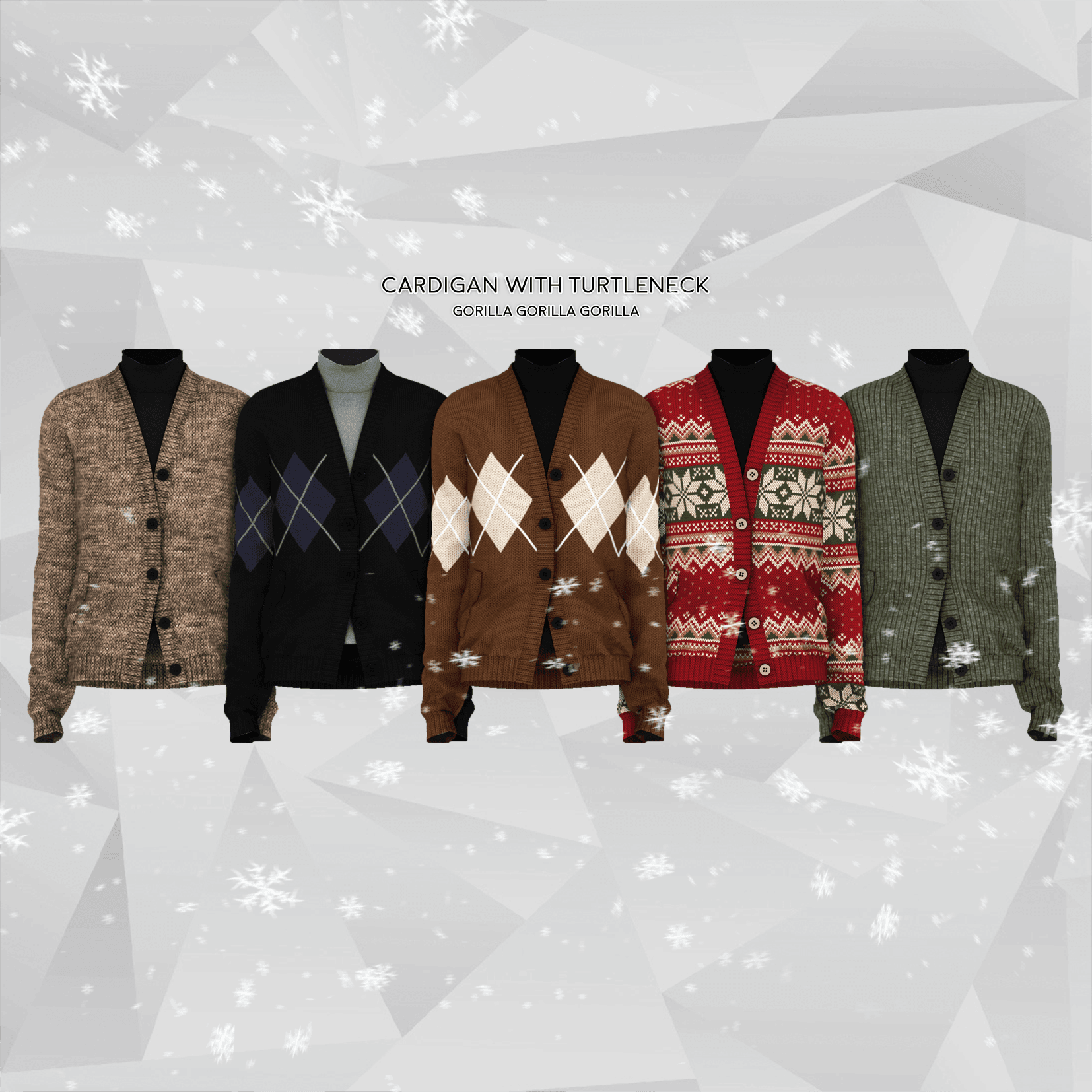 Кардиган Cardigan with Turtleneck