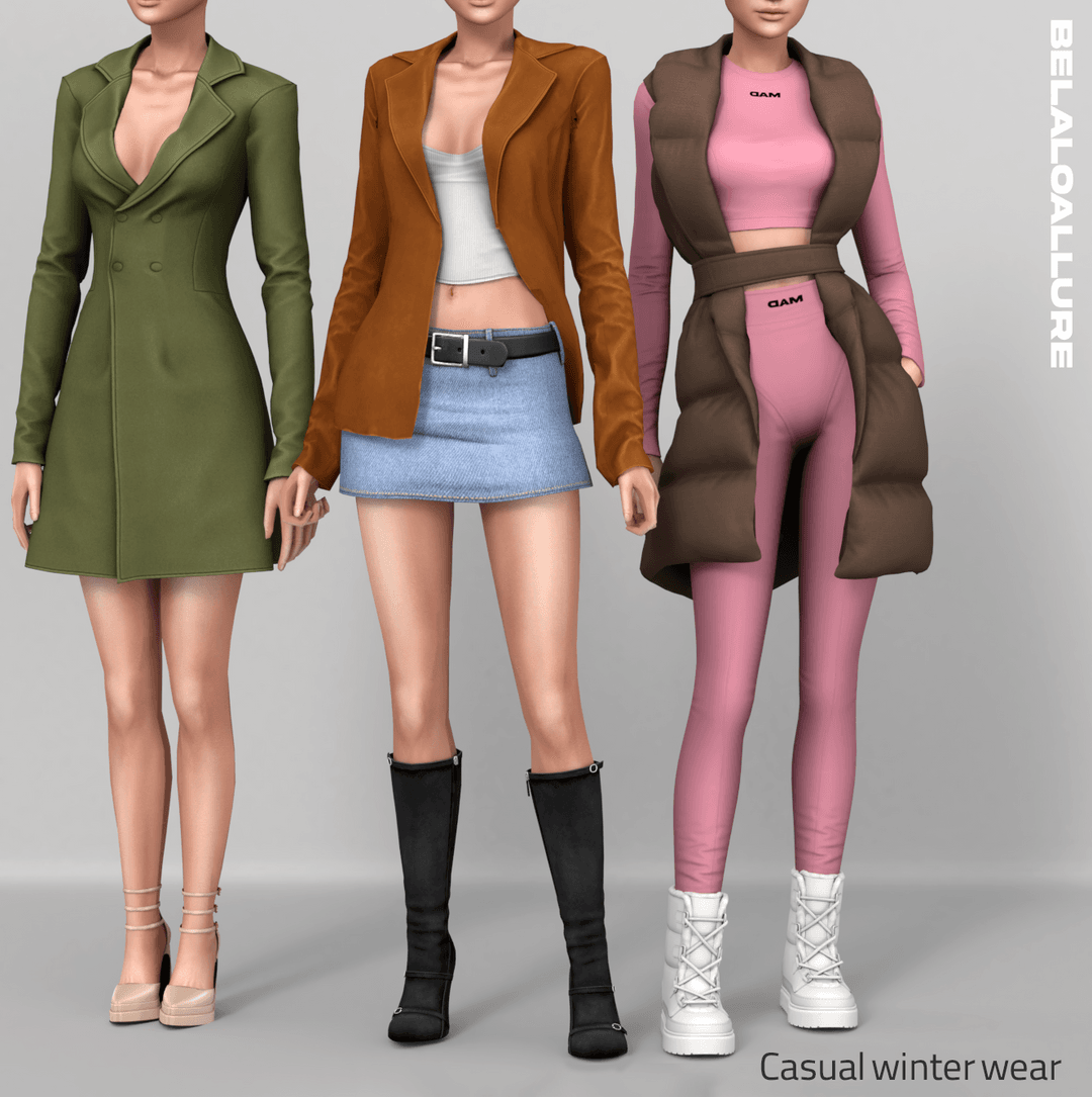Коллекция зимней одежды Casual Winter Wear