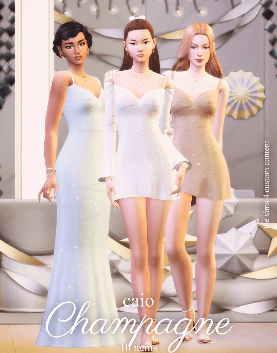 Сет одежды и аксессуаров Champagne