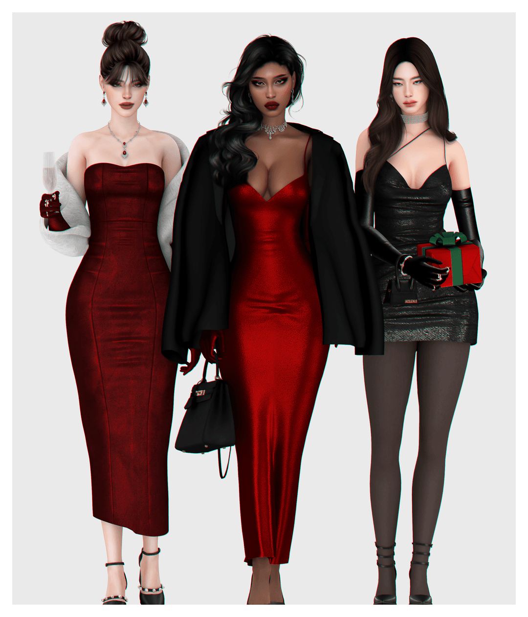 Сет вечерних платьев Classy Bold Collection