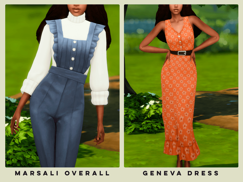 Коллекция одежды и причесок Cottage Fashion — кадр 3