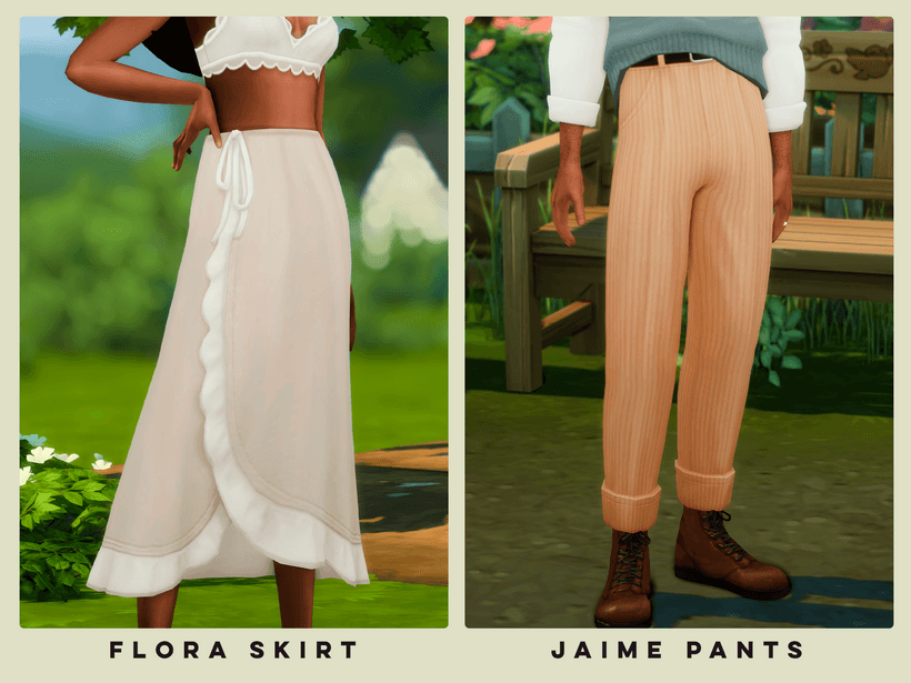 Коллекция одежды и причесок Cottage Fashion — кадр 4