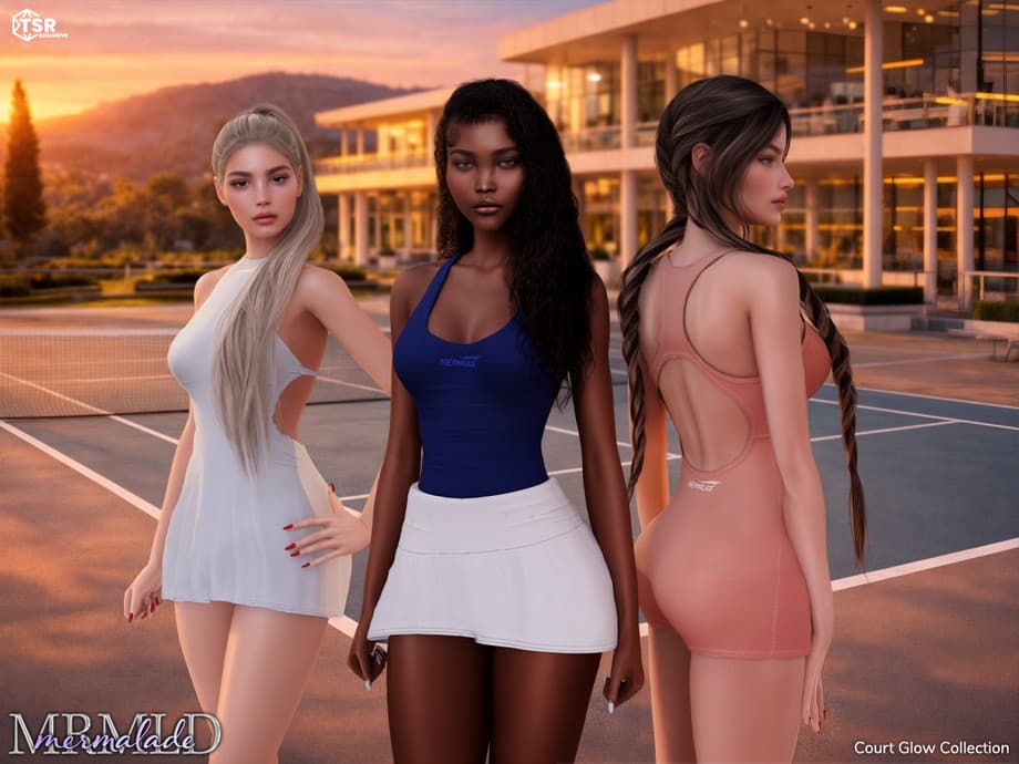 Сет одежды для спорта Court Glow Collection